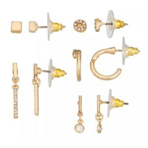 ✨ NWT - LC Lauren Conrad 5-pk. Stud, Hoop & Drop Earring Set ✨